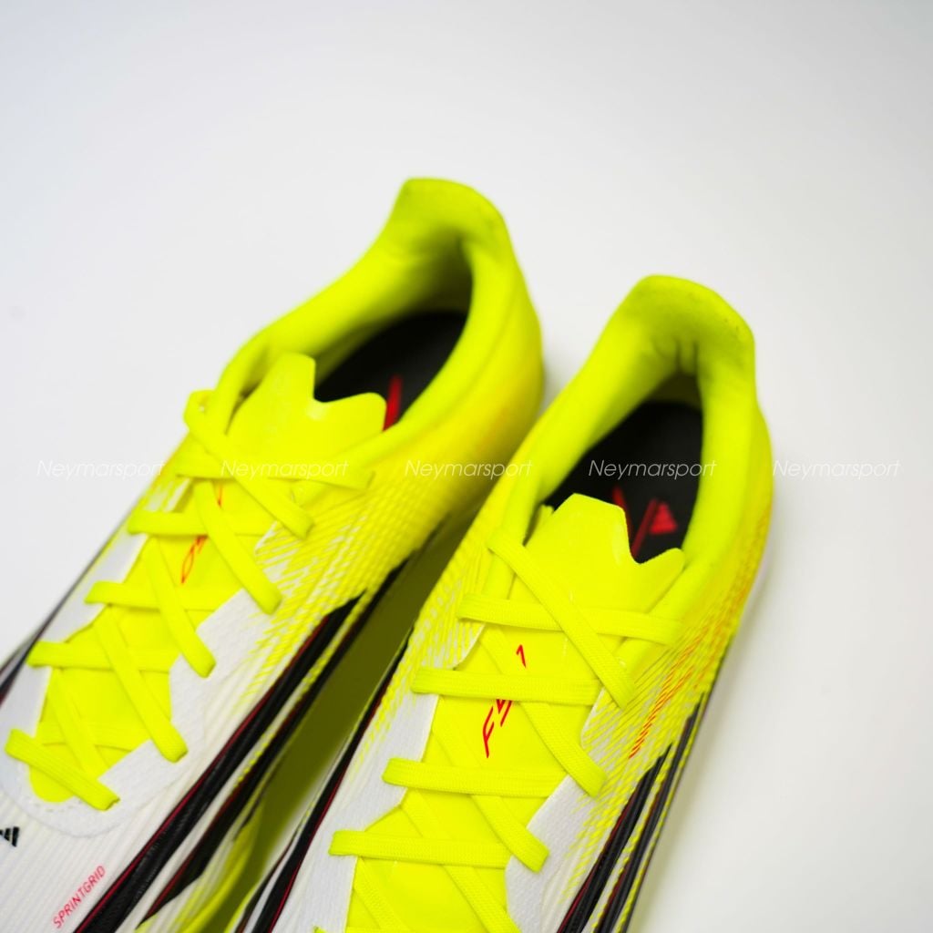 Giày đá bóng cỏ nhân tạo adidas F50 League TF Born For Goals - Core Black/Iron Metallic/Lucid Lemon JR8978