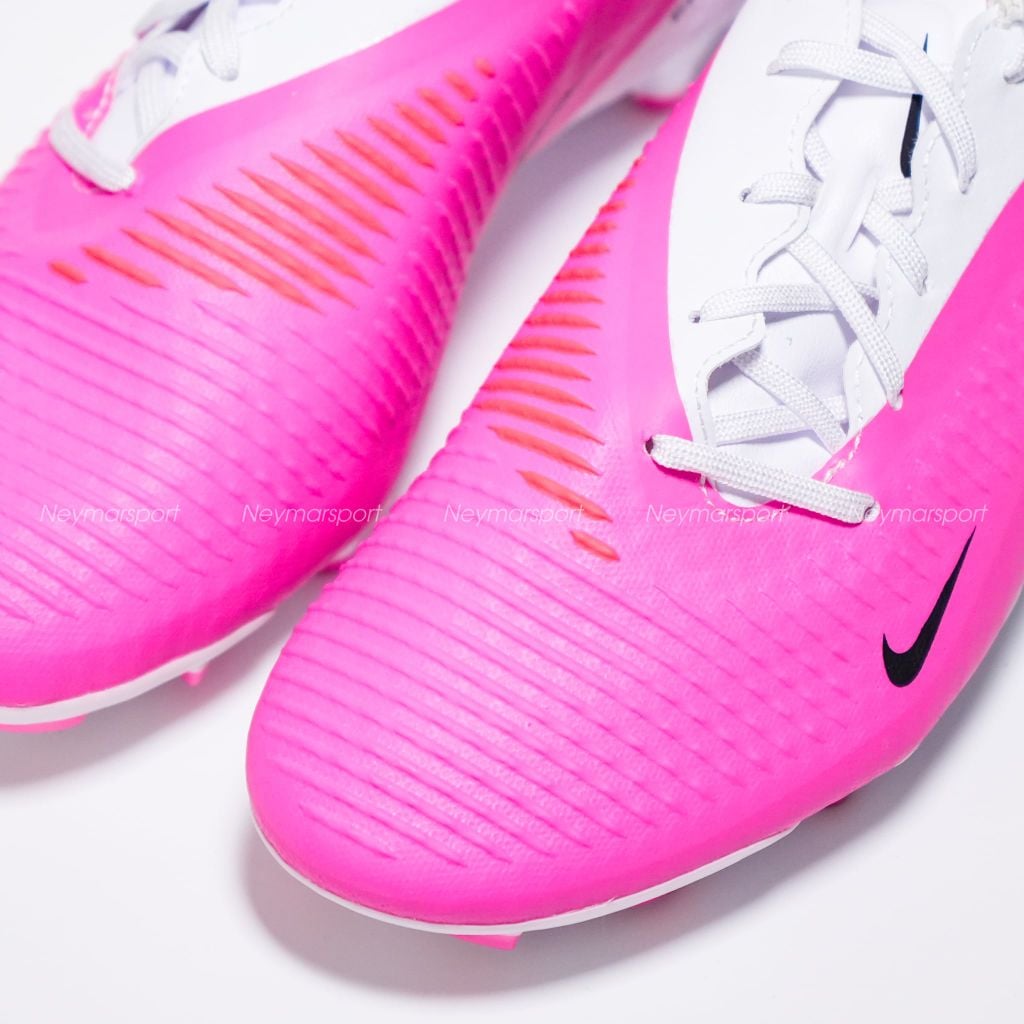 Giày đá bóng cỏ tự nhiên Nike Phantom 6 Academy Low Cut MG Breakout - Pink/White/Black IQ2392-900