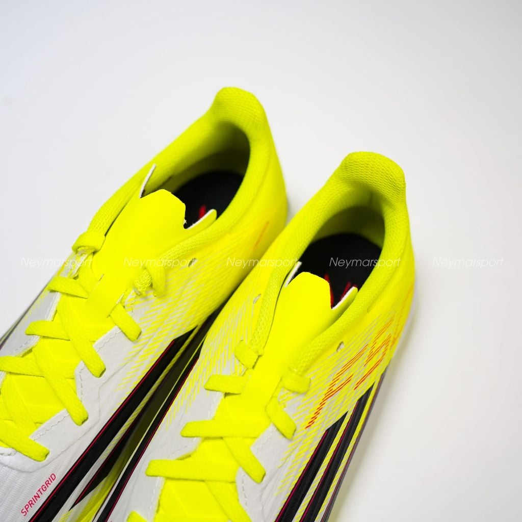 Giày đá bóng cỏ nhân tạo adidas F50 League TF Kids Born For Goals - Core Black/Iron Metallic/Lucid Lemon JR9018