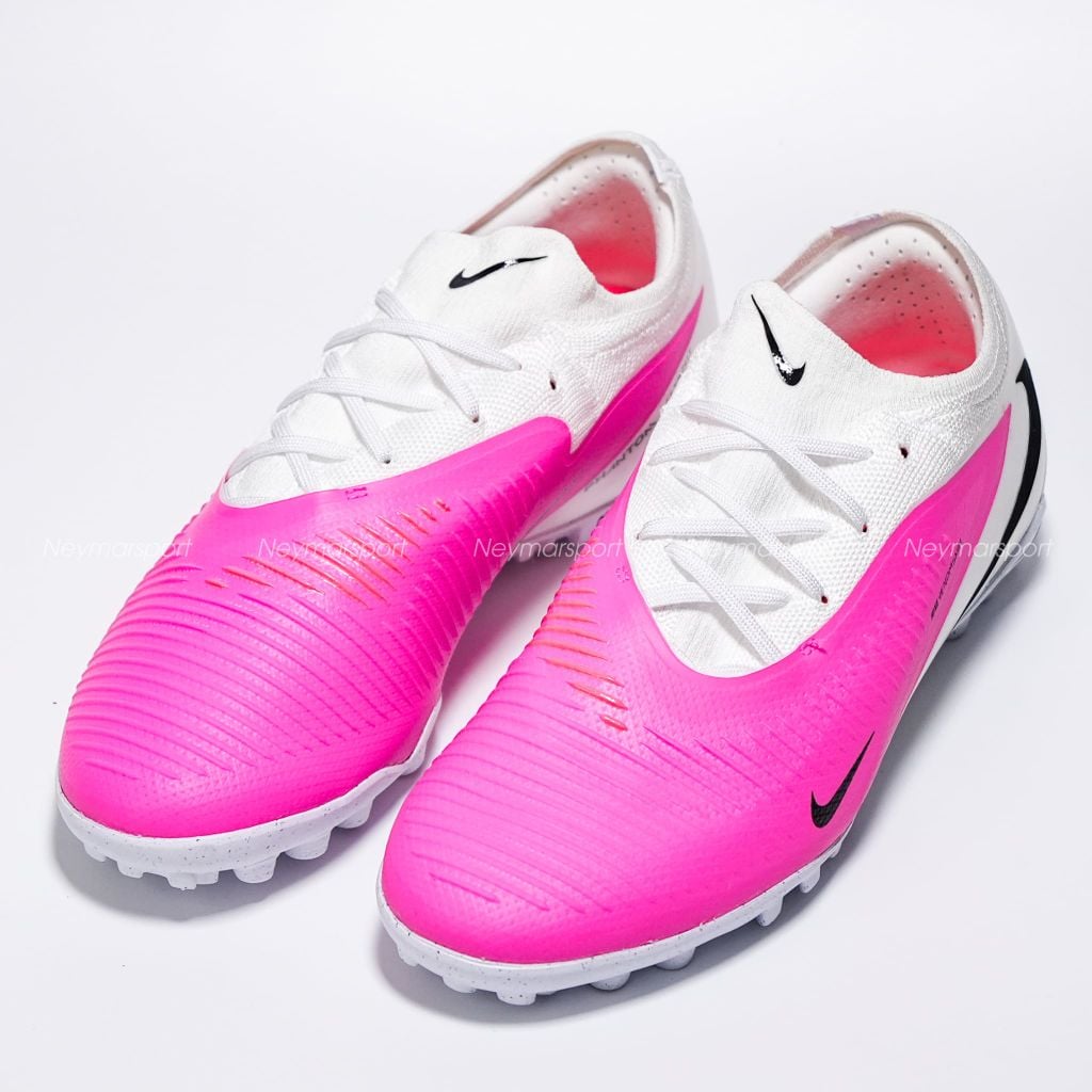 Giày đá bóng cỏ nhân tạo Nike Phantom 6 Pro Low Cut TF Breakout - Pink/White/Black IQ2155-900