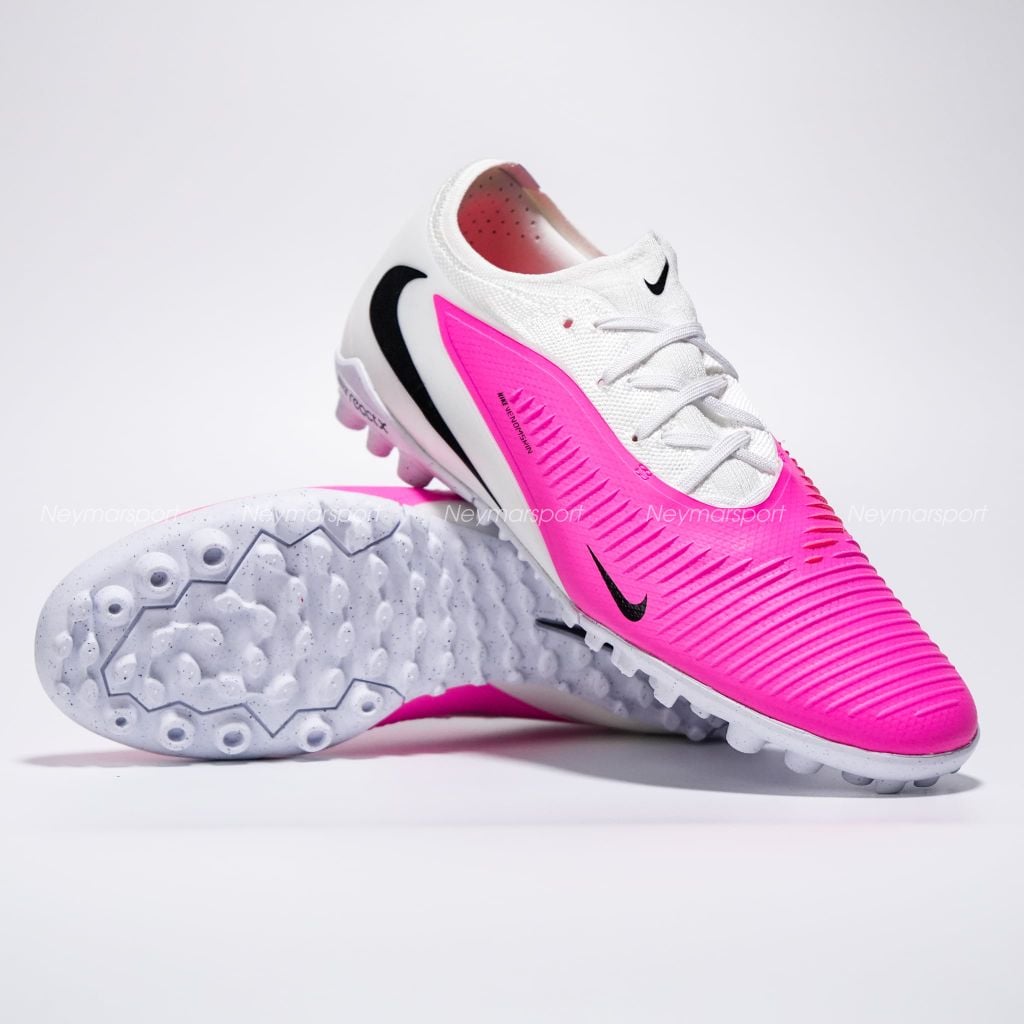 Giày đá bóng cỏ nhân tạo Nike Phantom 6 Pro Low Cut TF Breakout - Pink/White/Black IQ2155-900