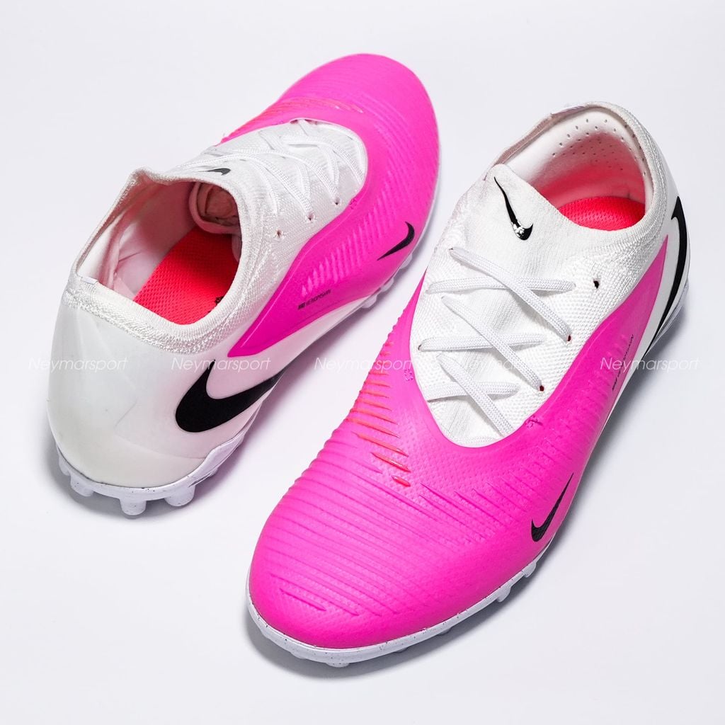 Giày đá bóng cỏ nhân tạo Nike Phantom 6 Pro Low Cut TF Breakout - Pink/White/Black IQ2155-900