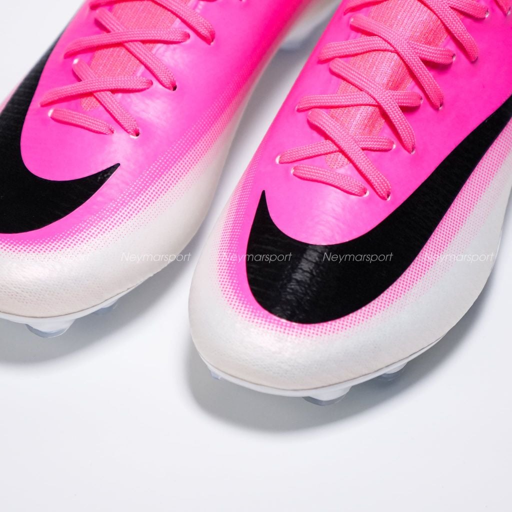 Giày đá bóng cỏ tự nhiên Nike Mercurial Vapor 17 Pro FG Breakout - Pink/White/Black IO8225-900