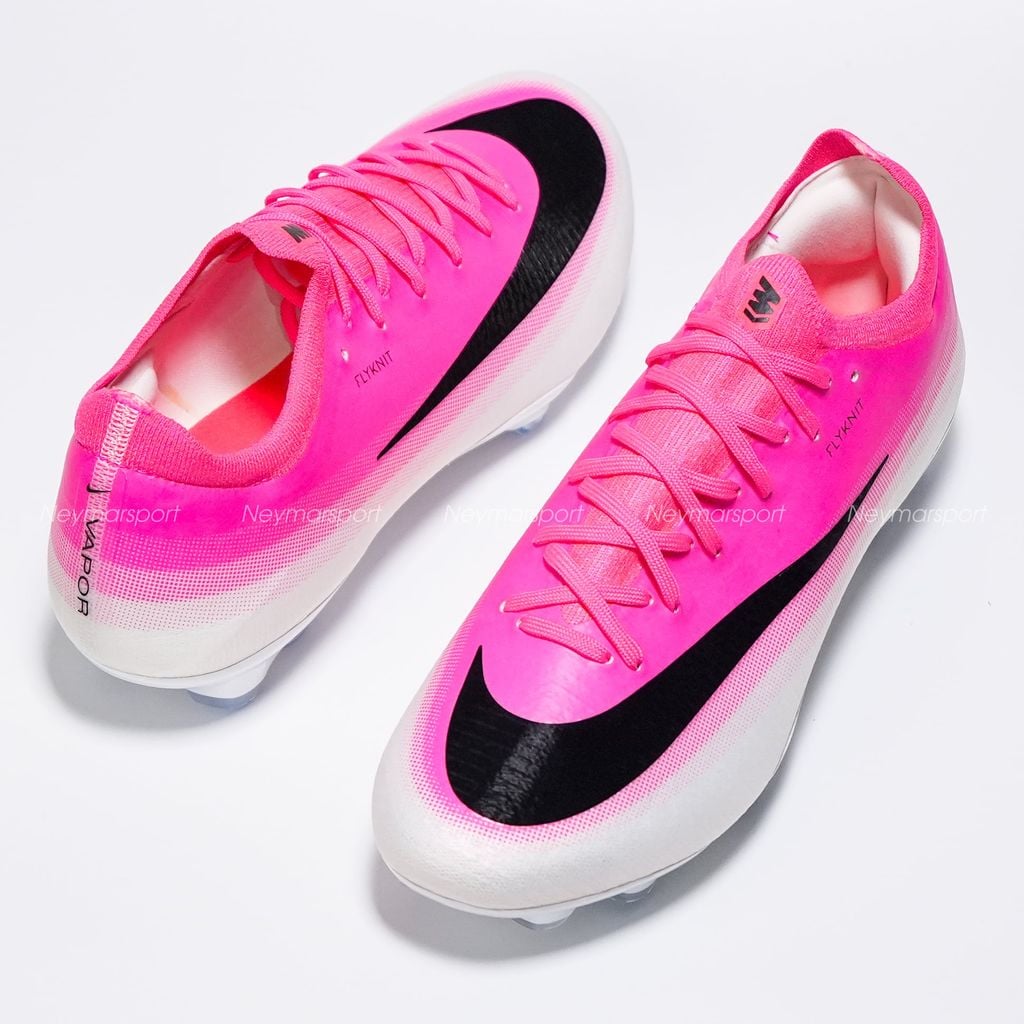 Giày đá bóng cỏ tự nhiên Nike Mercurial Vapor 17 Pro FG Breakout - Pink/White/Black IO8225-900