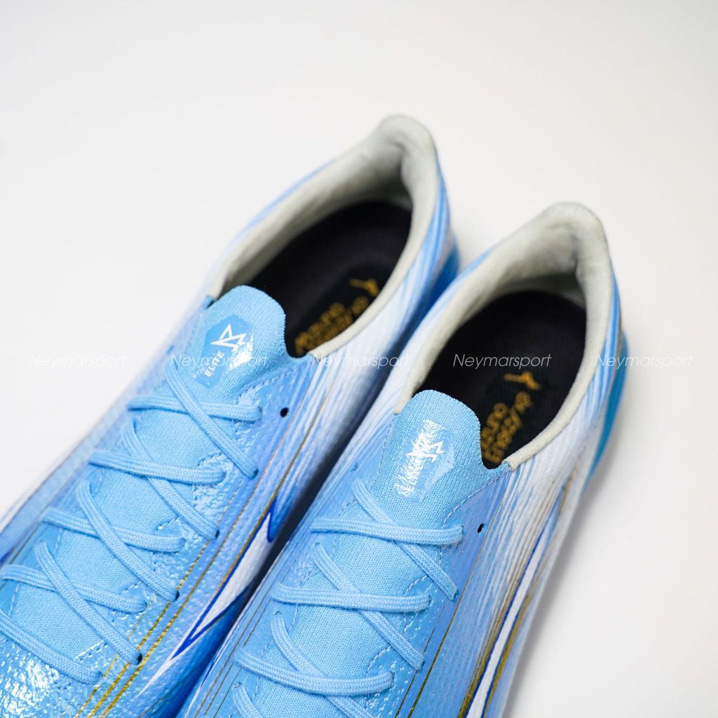 Giày đá bóng cỏ tự nhiên Mizuno Alpha III Elite AG Unity Sky - Blue/White P1GA266325