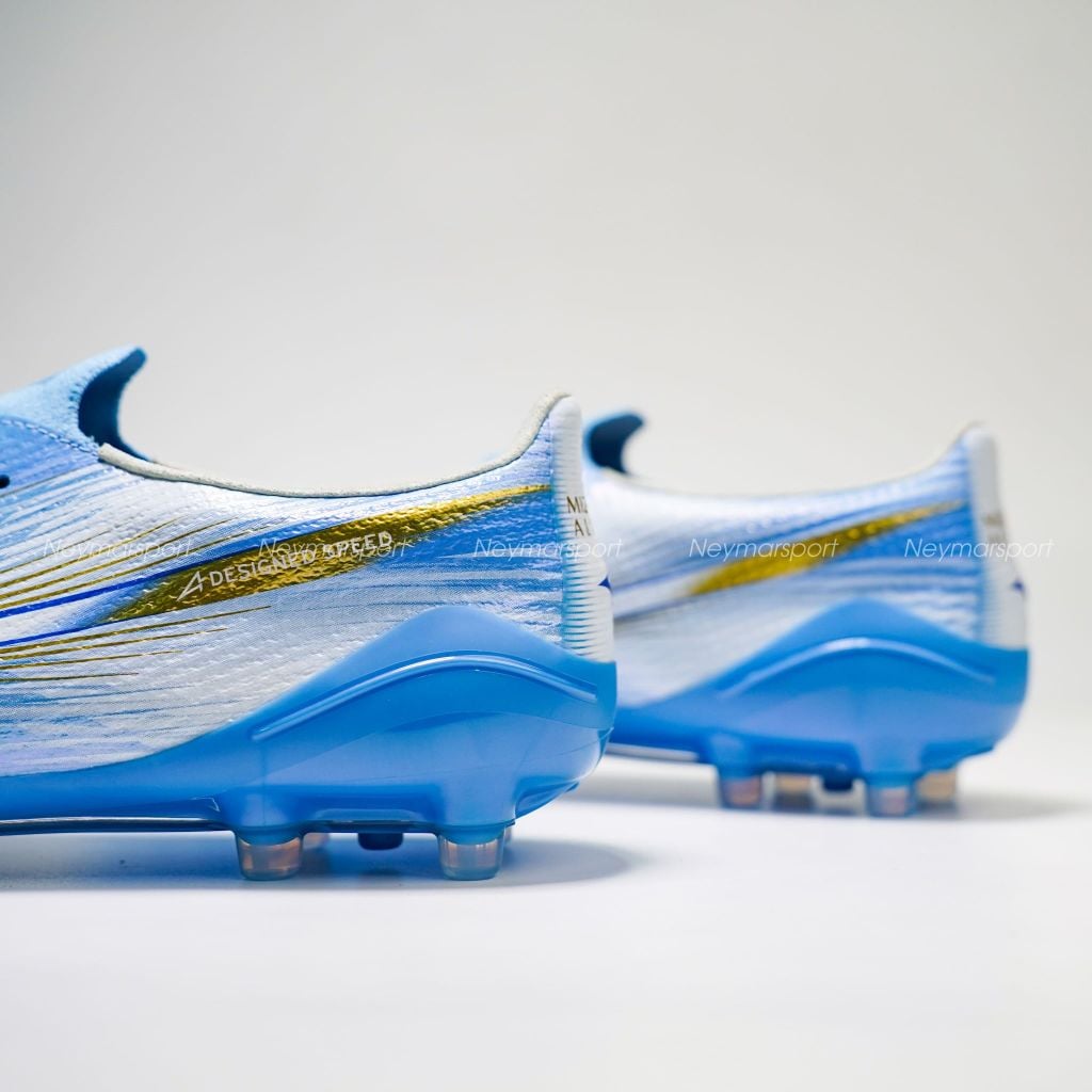 Giày đá bóng cỏ tự nhiên Mizuno Alpha III Elite AG Unity Sky - Blue/White P1GA266325