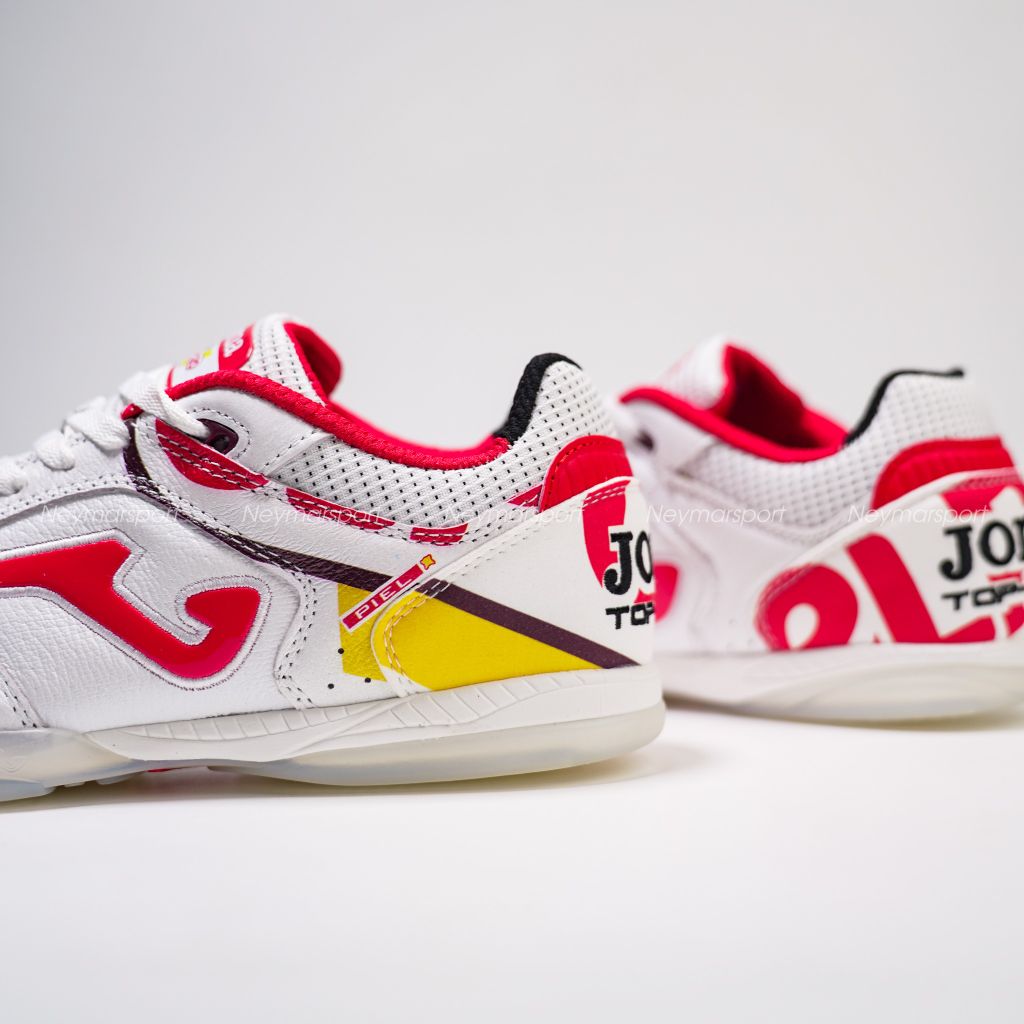 Giày đá bóng Futsal Joma Top Flex 2662 IN - El Pozo White Red TOPS2662IN