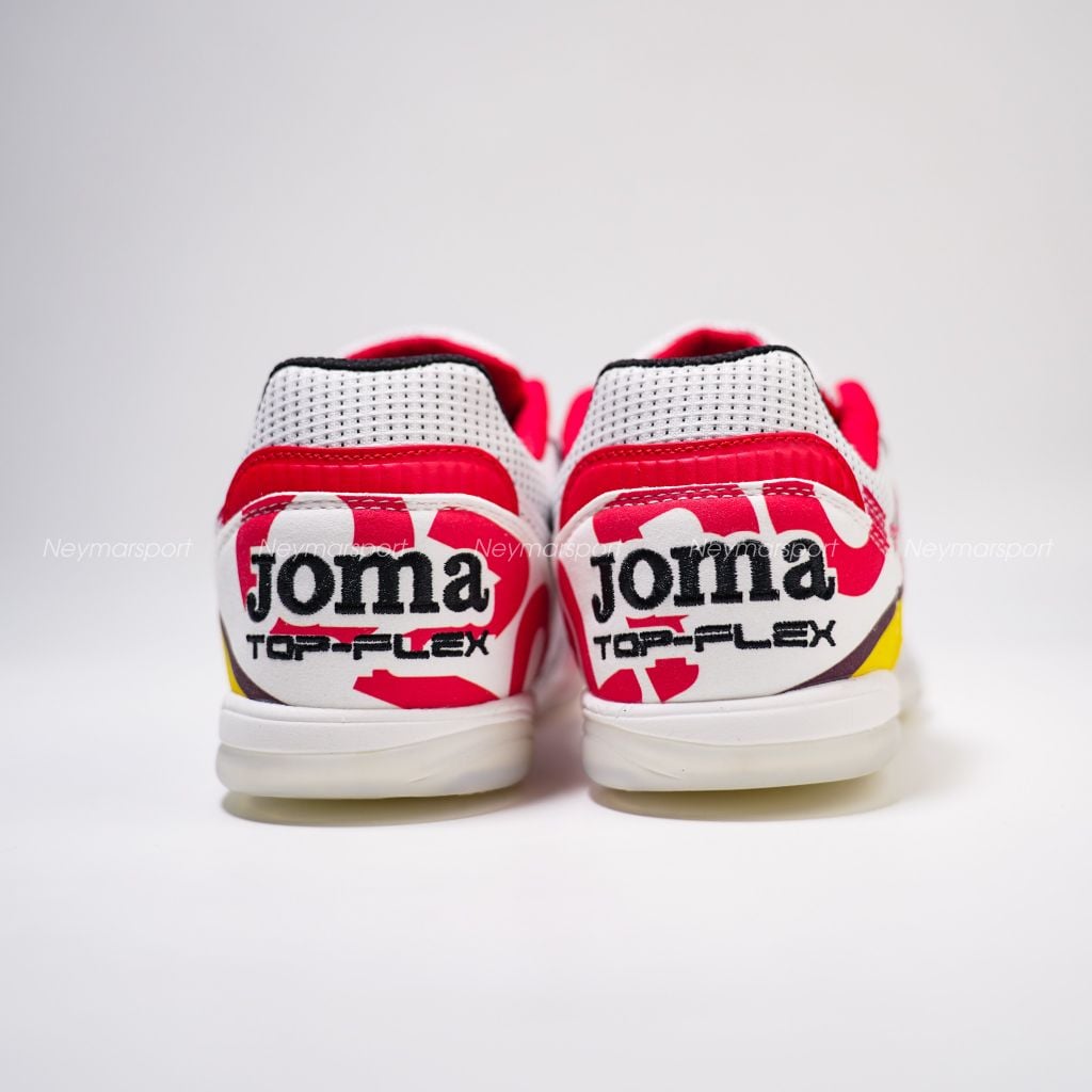Giày đá bóng Futsal Joma Top Flex 2662 IN - El Pozo White Red TOPS2662IN