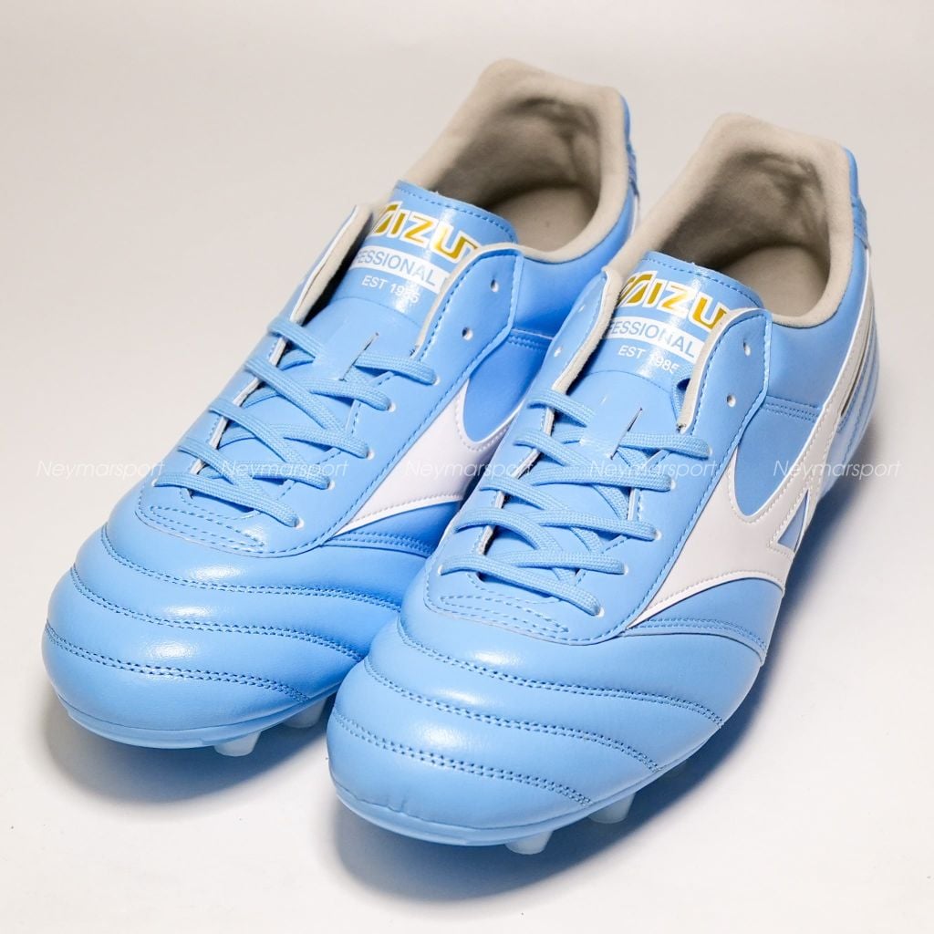 Giày đá bóng cỏ tự nhiên Mizuno Morelia II Pro FG Unity Sky - Sky Blue/White P1GA260625