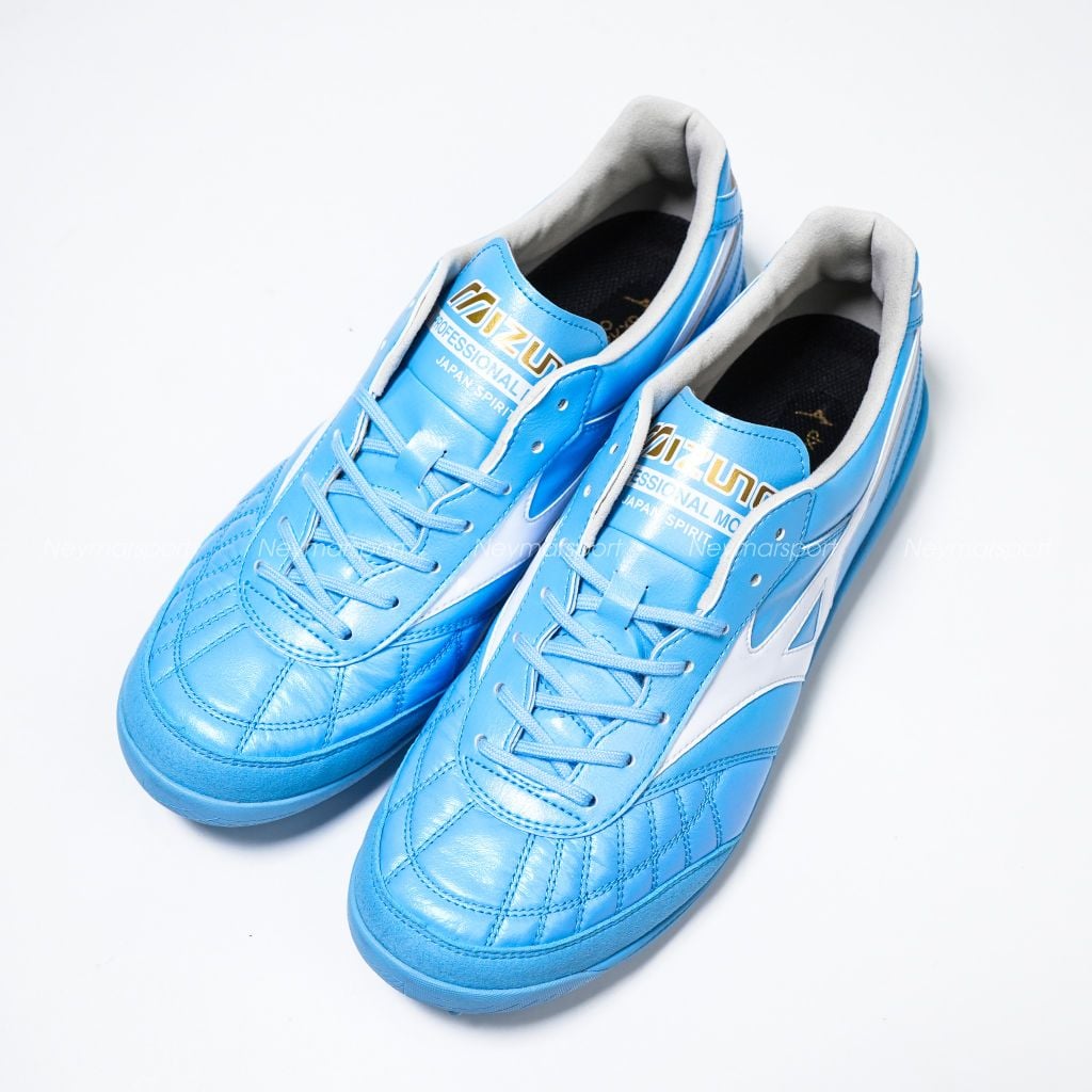 Giày đá bóng cỏ nhân tạo Mizuno Morelia Sala Made in Japan AS TF Unity Sky - Sky Blue/White Q1GB260225