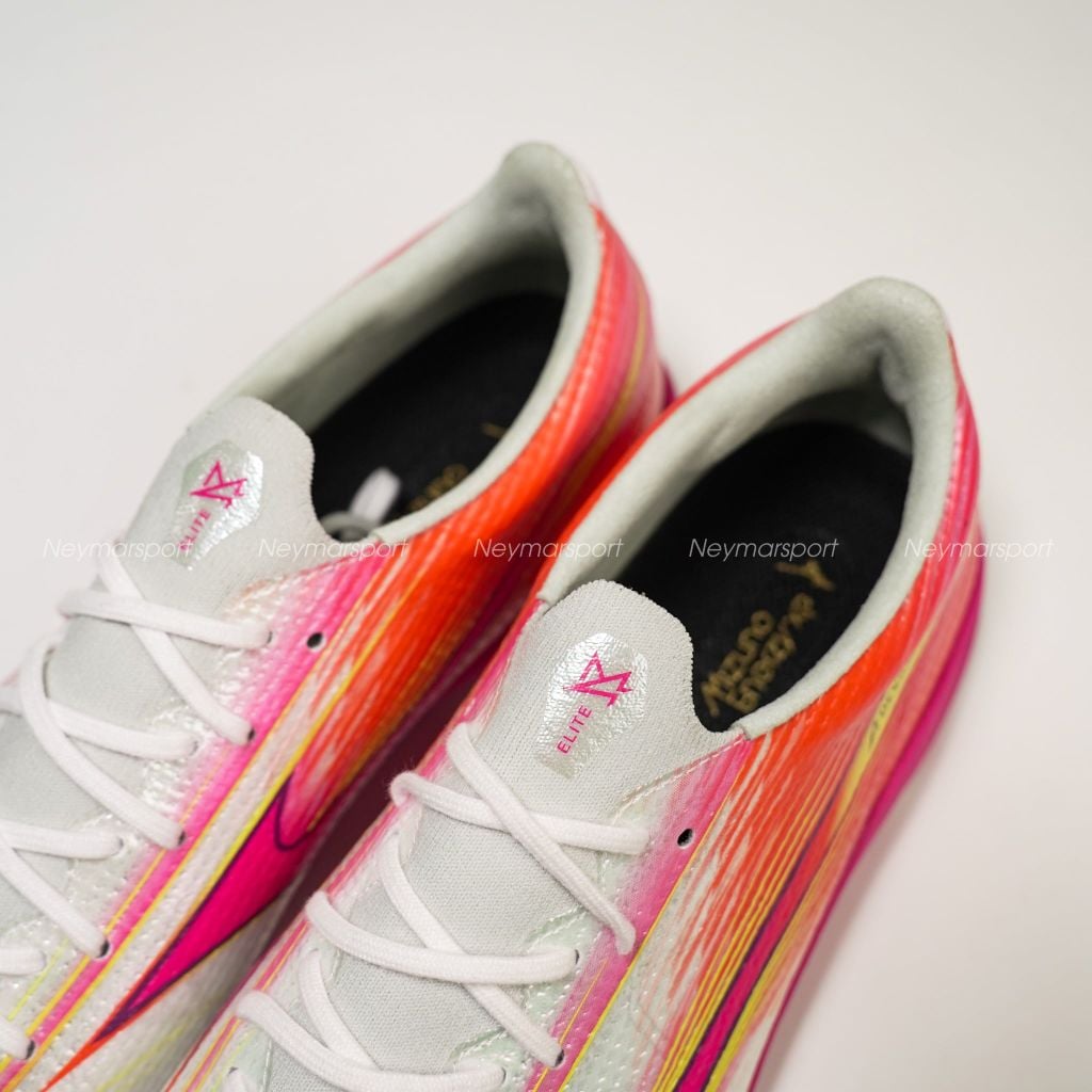 Giày đá bóng cỏ nhân tạo Mizuno Alpha III Elite TF Blazing Flair - White/Fuchsia Purple P1GD266264