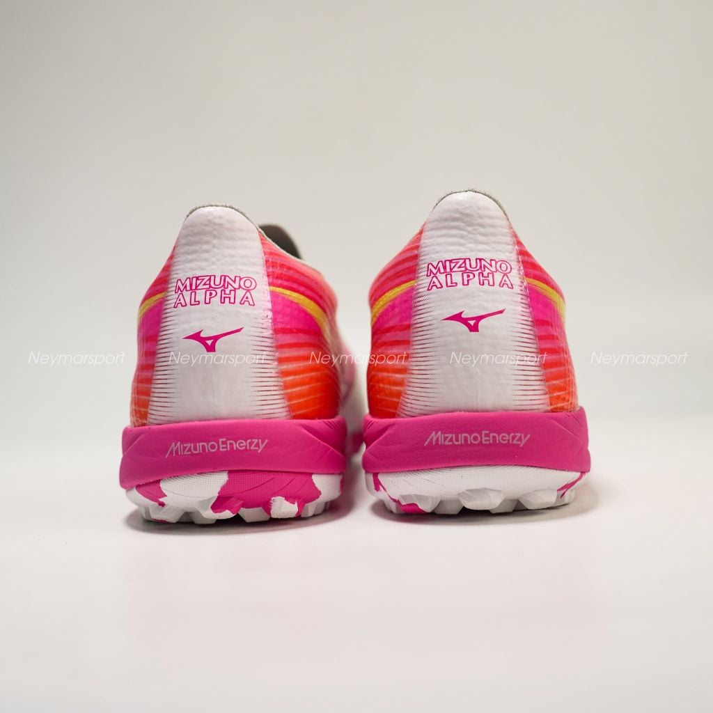 Giày đá bóng cỏ nhân tạo Mizuno Alpha III Elite TF Blazing Flair - White/Fuchsia Purple P1GD266264