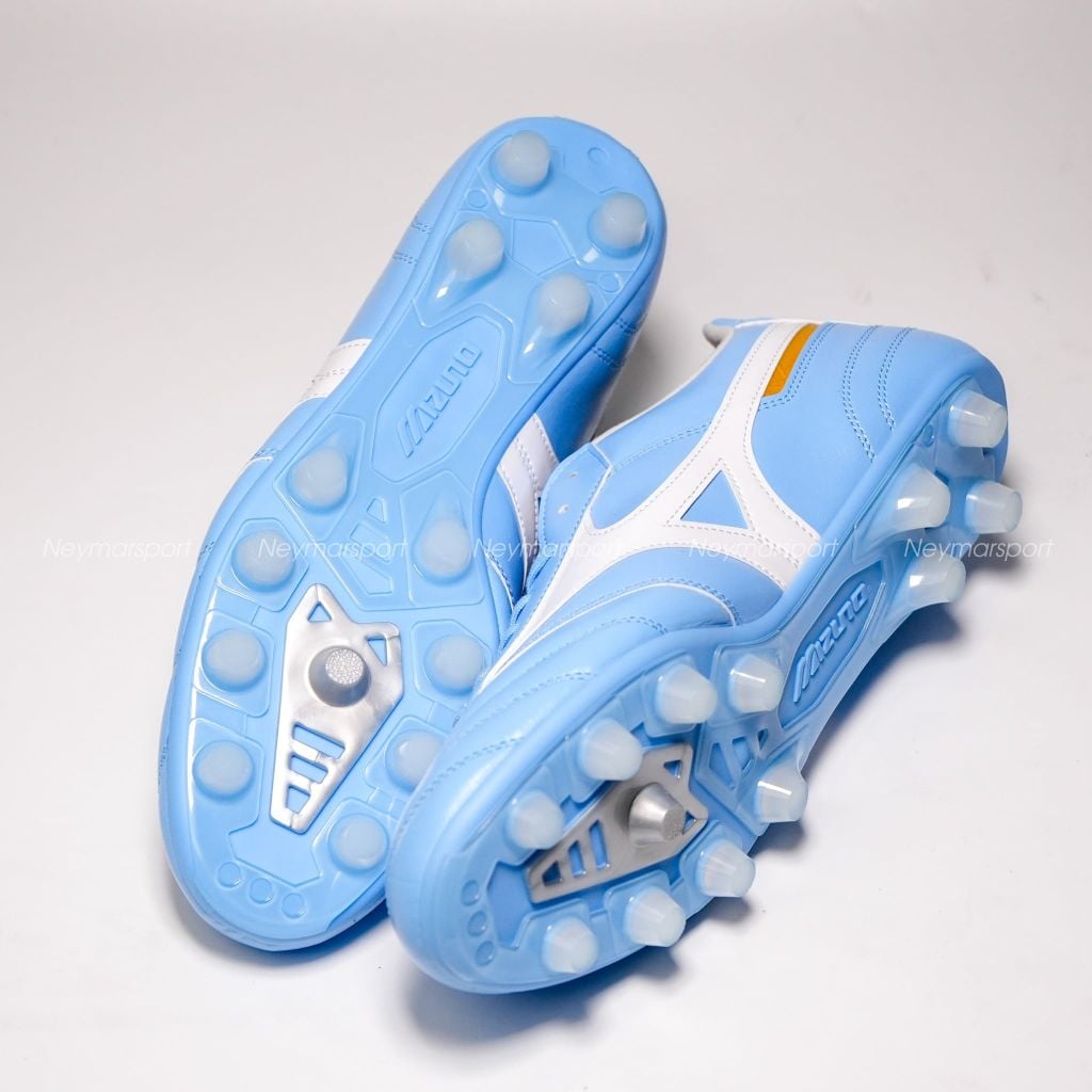 Giày đá bóng cỏ tự nhiên Mizuno Morelia II Pro FG Unity Sky - Sky Blue/White P1GA260625
