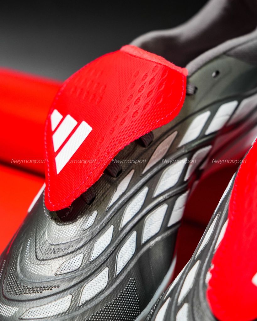 Giày đá bóng cỏ nhân tạo adidas Predator Pro Fold-over Tongue TF Finishers Steel - Iron Metal/Footwear White/Lucid Red JR7864