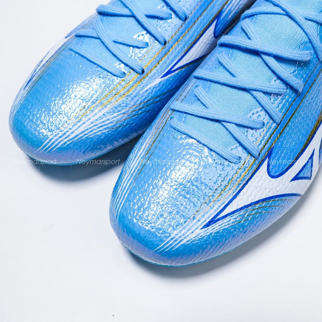 Giày đá bóng cỏ tự nhiên Mizuno Alpha III Elite FG Unity Sky - Blue/White P1GA266225