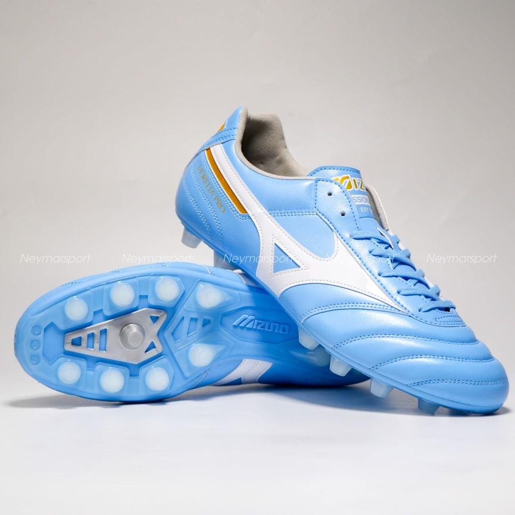 Giày đá bóng cỏ tự nhiên Mizuno Morelia II Pro FG Unity Sky - Sky Blue/White P1GA260625