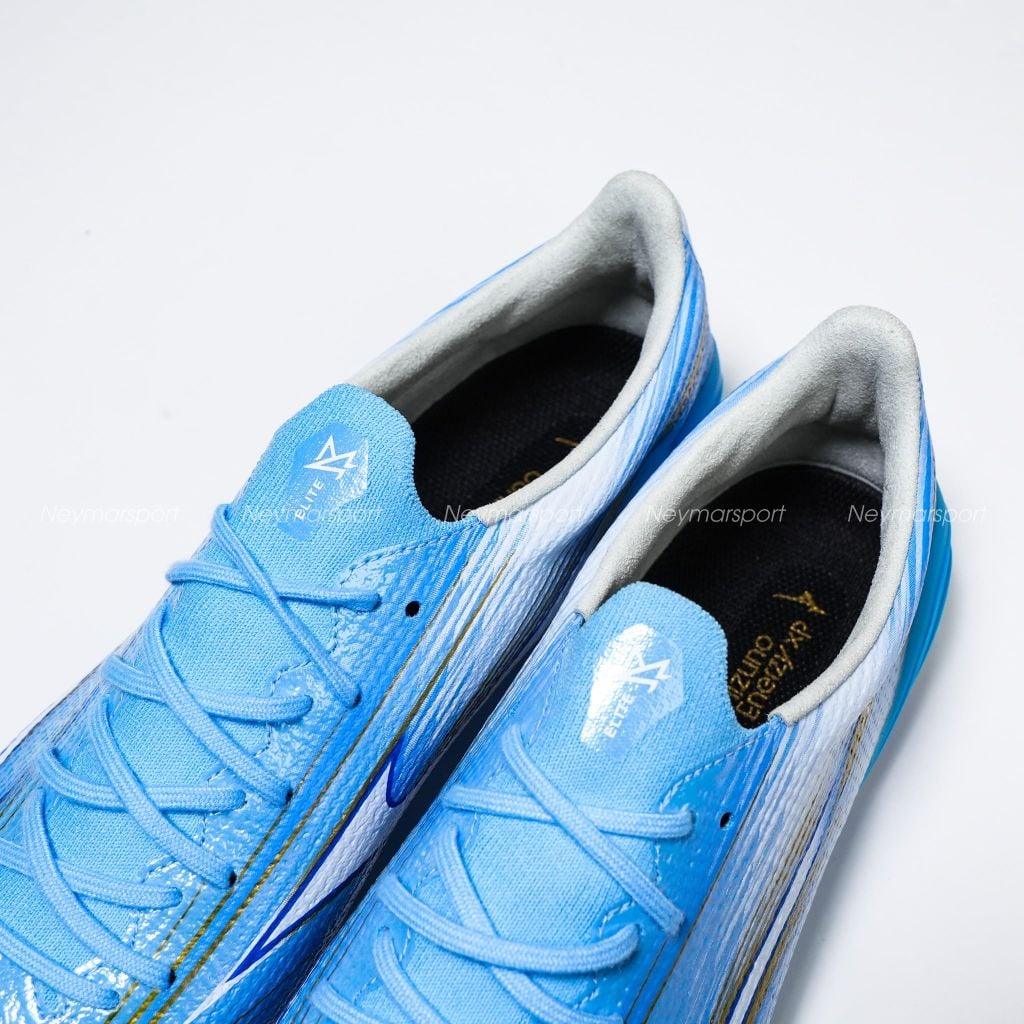 Giày đá bóng cỏ tự nhiên Mizuno Alpha III Elite FG Unity Sky - Blue/White P1GA266225