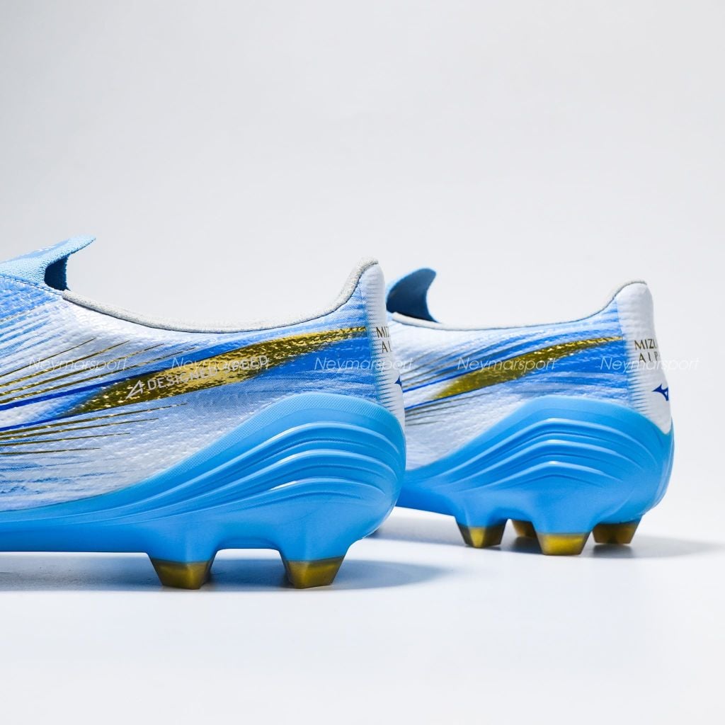 Giày đá bóng cỏ tự nhiên Mizuno Alpha III Elite FG Unity Sky - Blue/White P1GA266225