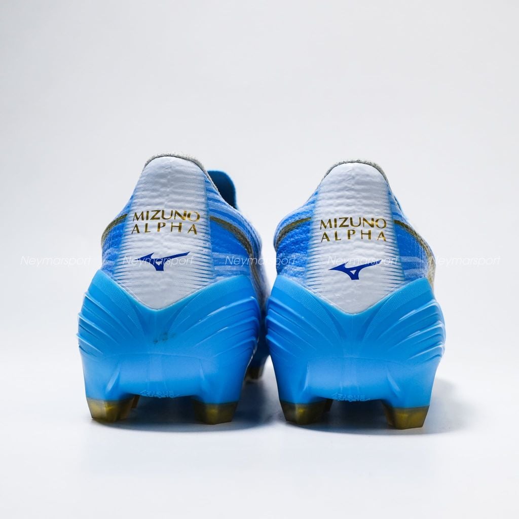 Giày đá bóng cỏ tự nhiên Mizuno Alpha III Elite FG Unity Sky - Blue/White P1GA266225
