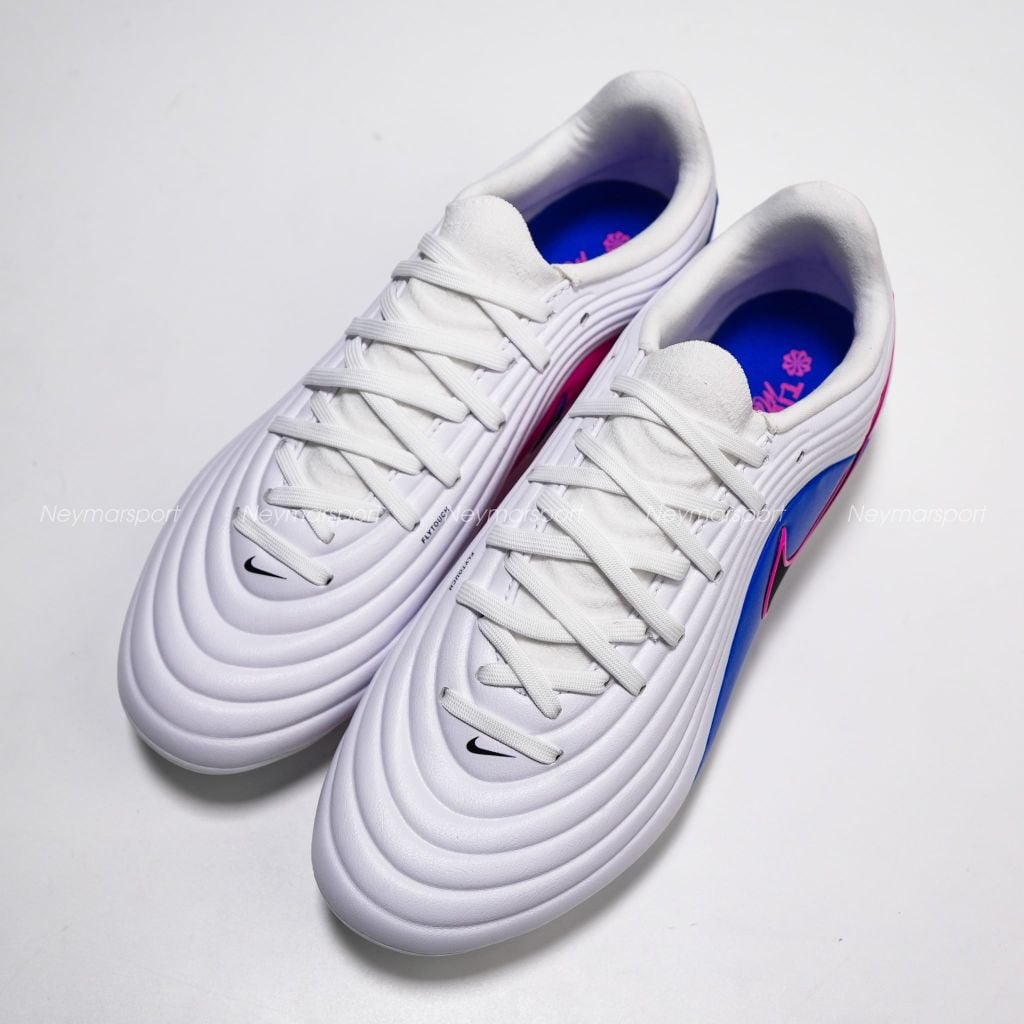 Giày đá bóng cỏ tự nhiên Nike Tiempo Maestro Academy MG Attack - White/Black/Racer Blue/Pink Blast IB1600-146