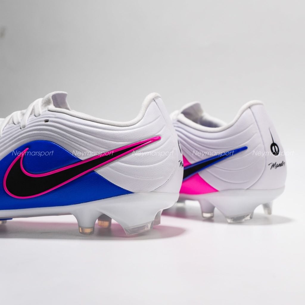 Giày đá bóng cỏ tự nhiên Nike Tiempo Maestro Academy MG Attack - White/Black/Racer Blue/Pink Blast IB1600-146