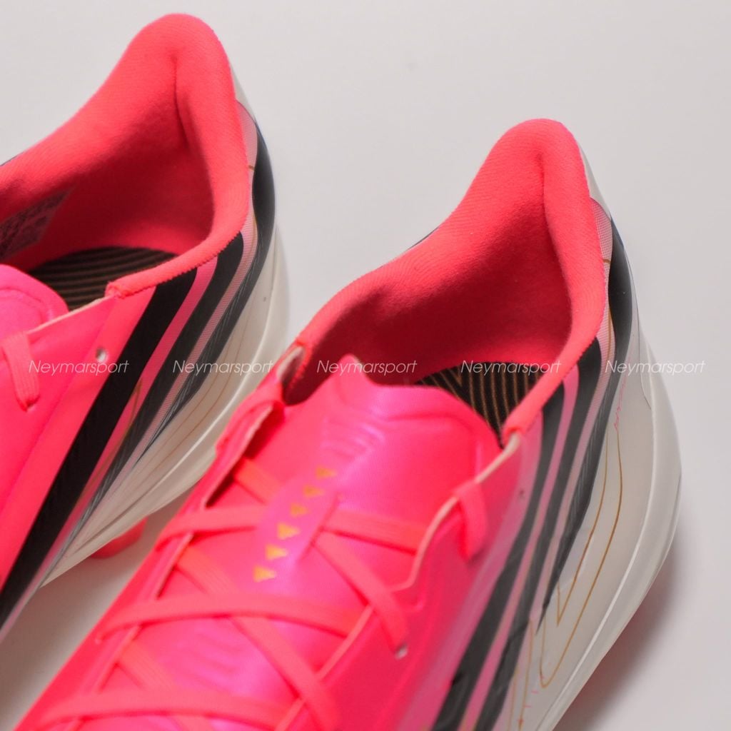 Giày đá bóng cỏ tự nhiên adidas F50 Hyperfast League FG Road to Glory - Solar Turbo/Core Black/Gold Metallic IH9346