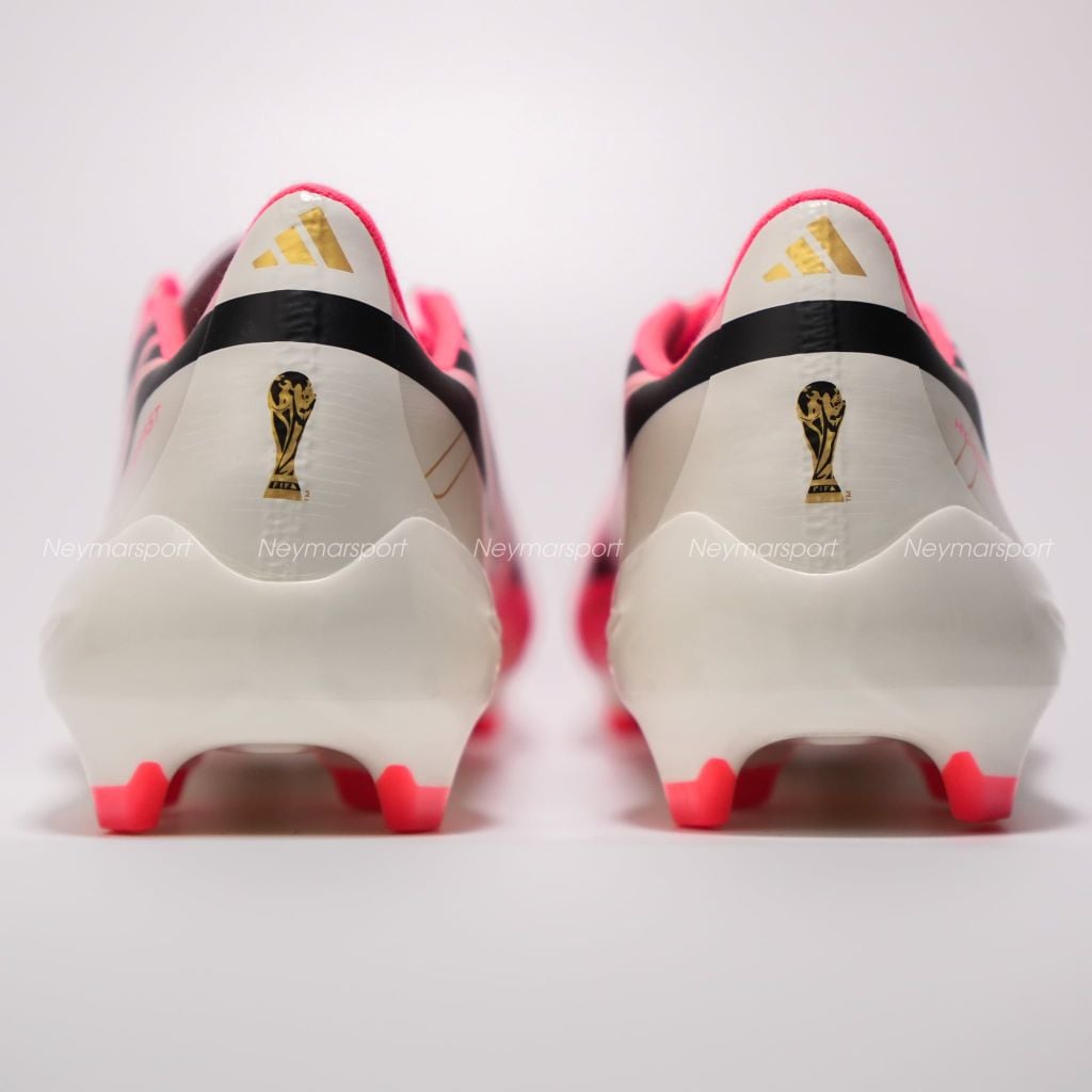 Giày đá bóng cỏ tự nhiên adidas F50 Hyperfast League FG Road to Glory - Solar Turbo/Core Black/Gold Metallic IH9346