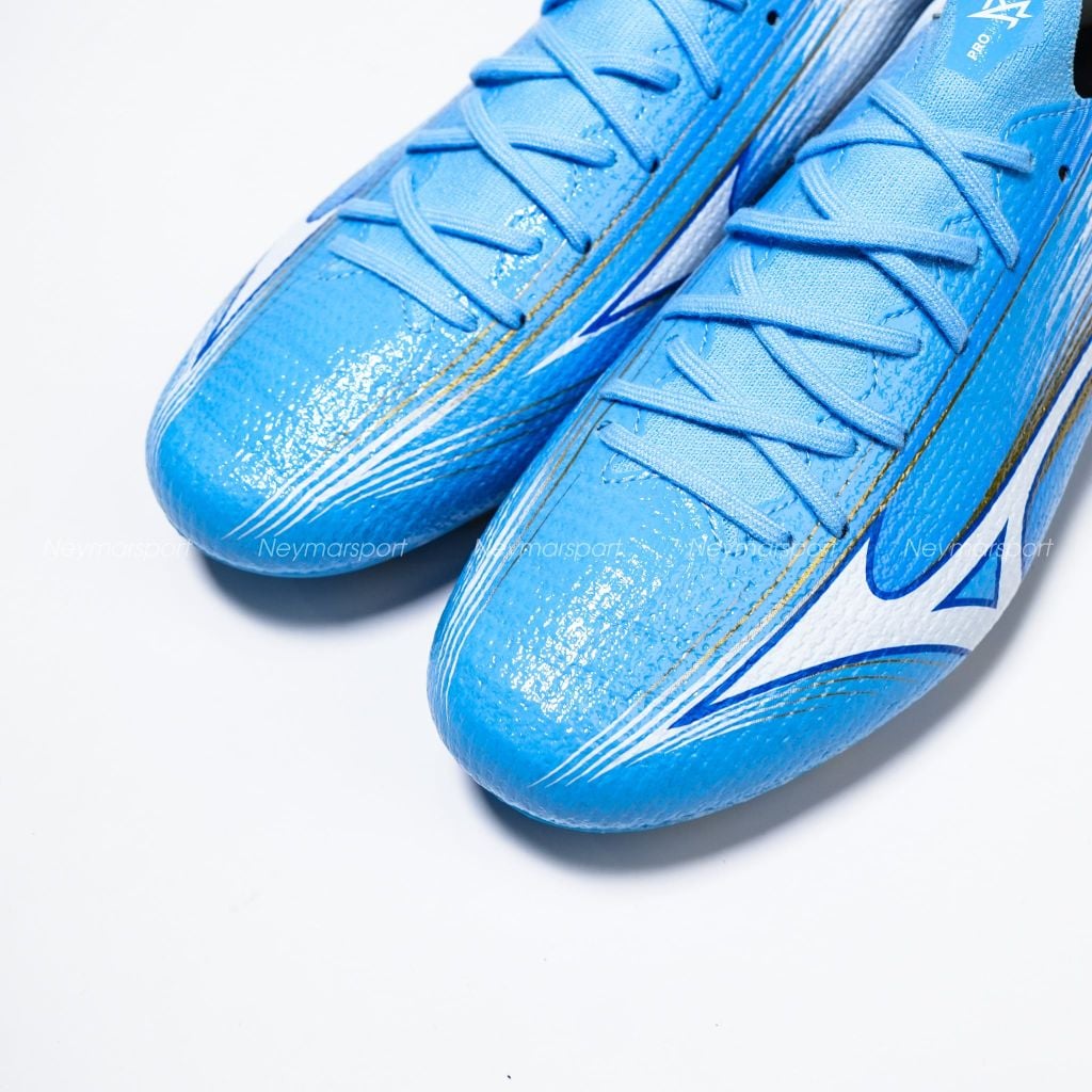 Giày đá bóng cỏ tự nhiên Mizuno Alpha III Pro FG Unity Sky - Blue/White P1GA266425