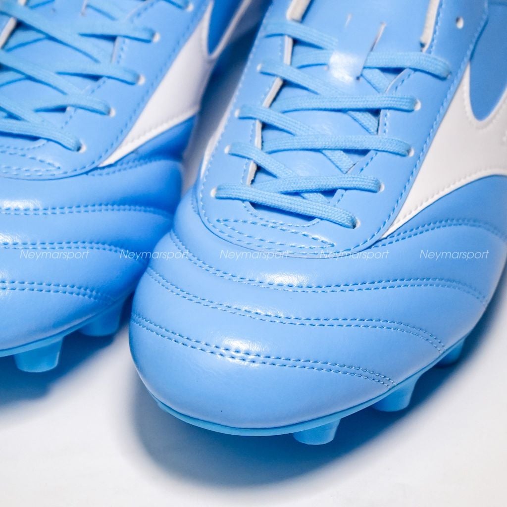 Giày đá bóng cỏ tự nhiên Mizuno Morelia II Club FG Unity Sky - Sky Blue/White P1GA260825