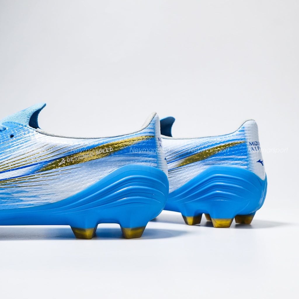 Giày đá bóng cỏ tự nhiên Mizuno Alpha III Pro FG Unity Sky - Blue/White P1GA266425
