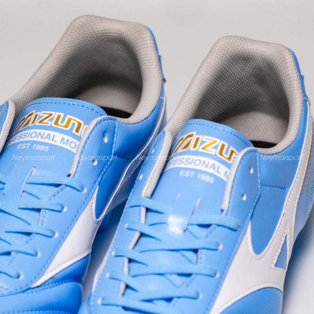 Giày đá bóng cỏ tự nhiên Mizuno Morelia II Club FG Unity Sky - Sky Blue/White P1GA260825