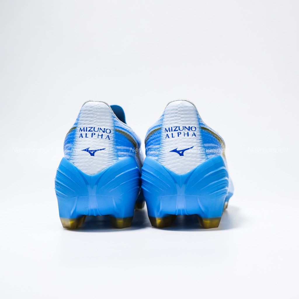 Giày đá bóng cỏ tự nhiên Mizuno Alpha III Pro FG Unity Sky - Blue/White P1GA266425