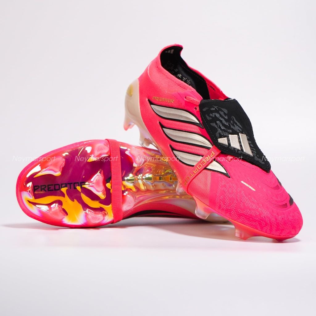 Giày đá bóng sân cỏ tự nhiên adidas Predator Elite Fold-over Tongue FG Road to Glory - Solar Turbo/Thermal Chrome/Core Black JP6237
