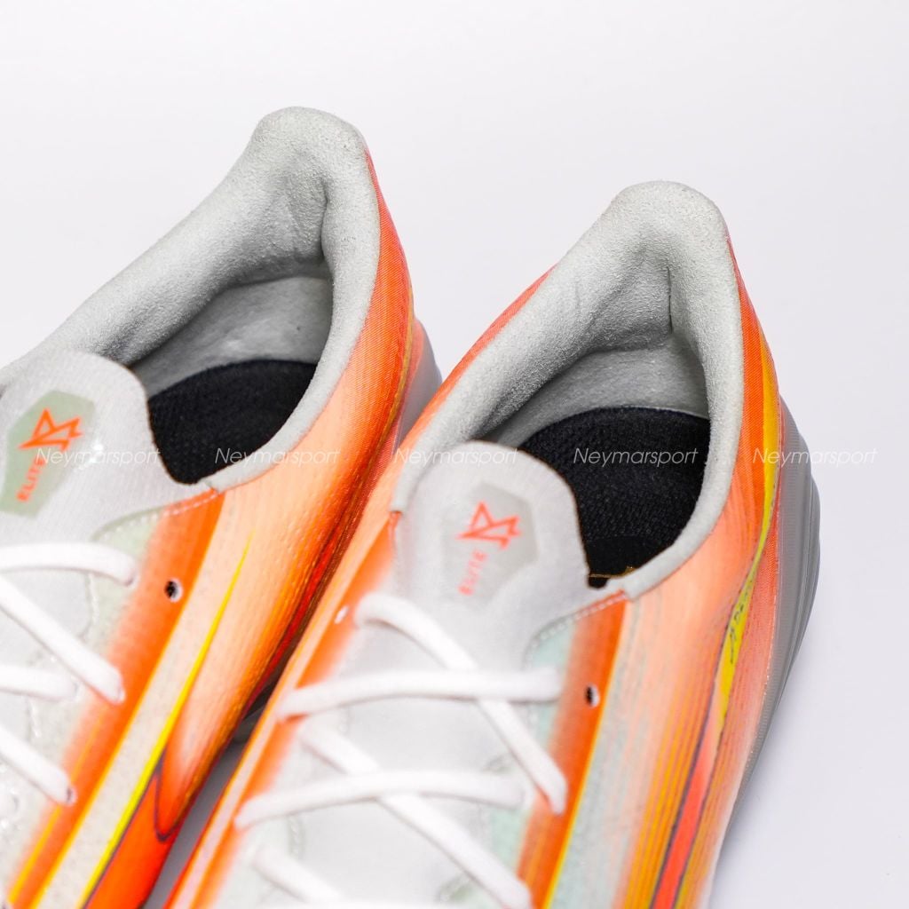 Giày đá bóng cỏ tự nhiên Mizuno Alpha III ELITE FG Prism White - White/Lava Orange/Evening Primrose P1GA266254
