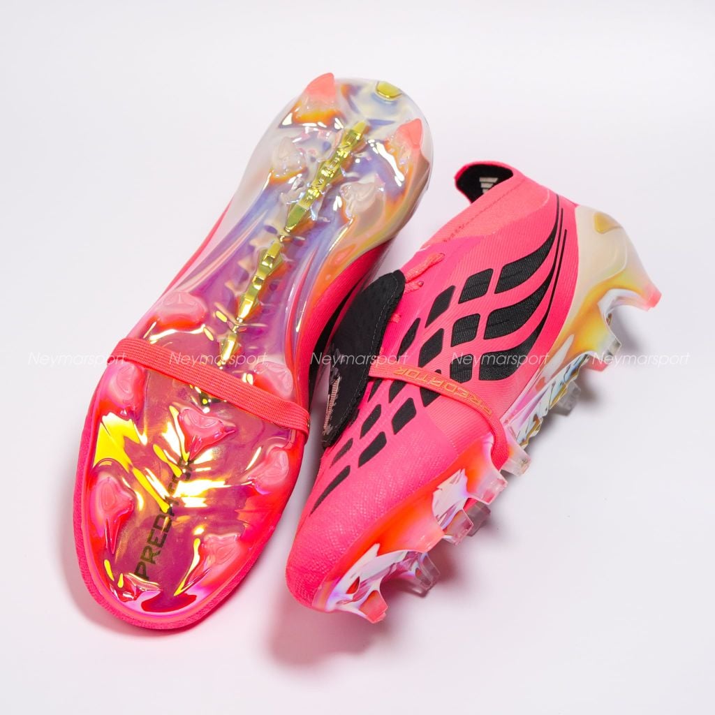 Giày đá bóng sân cỏ tự nhiên adidas Predator Elite Fold-over Tongue FG Road to Glory - Solar Turbo/Thermal Chrome/Core Black JP6237
