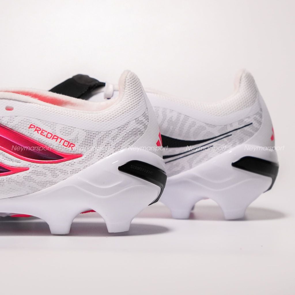 Giày đá bóng cỏ tự nhiên adidas Predator League Fold-over Tongue FG Chaos or Control - Footwear White/Solar Turbo/Core black JP6278
