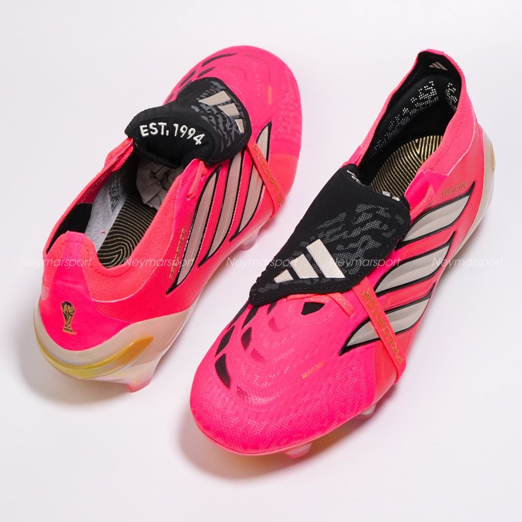Giày đá bóng sân cỏ tự nhiên adidas Predator Elite Fold-over Tongue FG Road to Glory - Solar Turbo/Thermal Chrome/Core Black JP6237