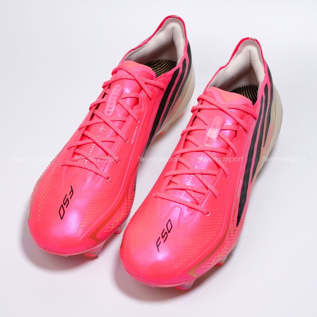 Giày đá bóng cỏ tự nhiên Adidas F50 Hyperfast Elite FG Road to Glory - Solar Turbo/Core Black/Gold Metallic JR5386