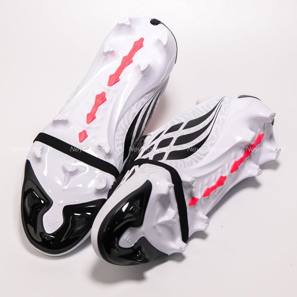 Giày đá bóng cỏ tự nhiên adidas Predator League Fold-over Tongue FG Chaos or Control - Footwear White/Solar Turbo/Core black JP6278