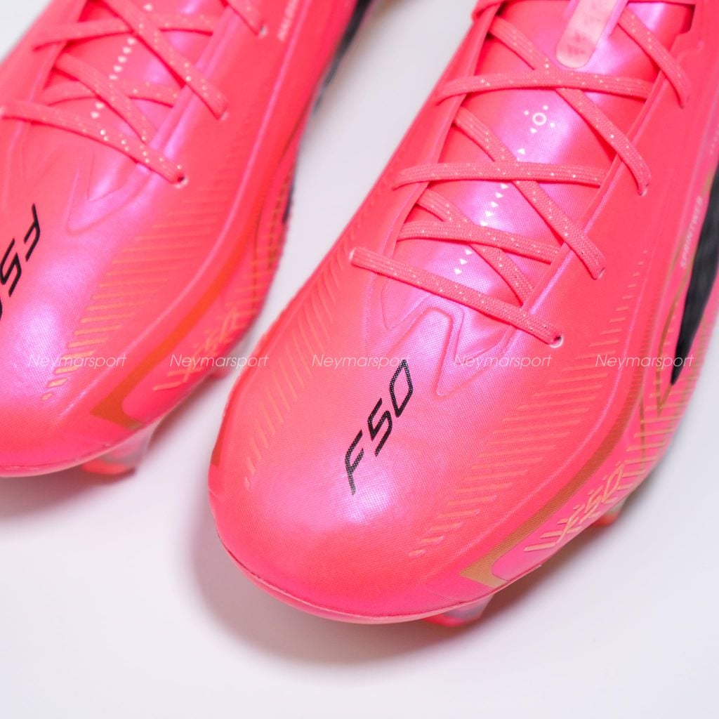 Giày đá bóng cỏ tự nhiên Adidas F50 Hyperfast Elite FG Road to Glory - Solar Turbo/Core Black/Gold Metallic JR5386