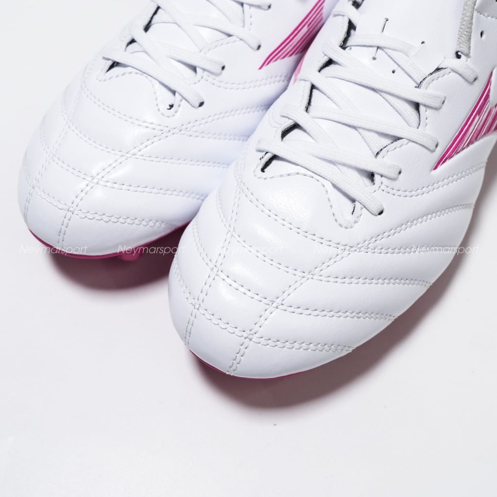 Giày đá bóng cỏ tự nhiên Mizuno Monarcida Neo III Select FG Blazing Flair - White/Fuchsia Purple P1GA262564