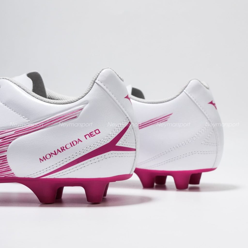 Giày đá bóng cỏ tự nhiên Mizuno Monarcida Neo III Select FG Blazing Flair - White/Fuchsia Purple P1GA262564