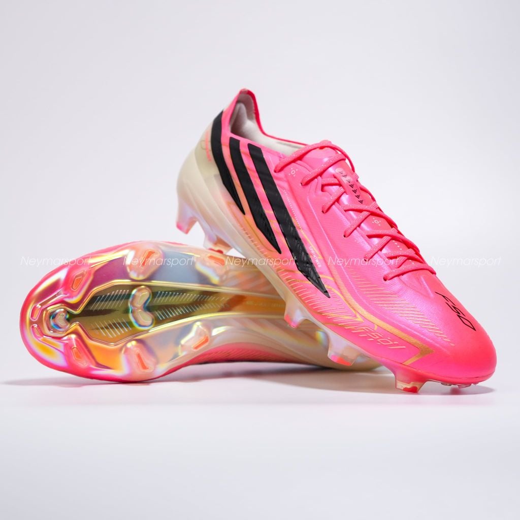 Giày đá bóng cỏ tự nhiên Adidas F50 Hyperfast Elite FG Road to Glory - Solar Turbo/Core Black/Gold Metallic JR5386