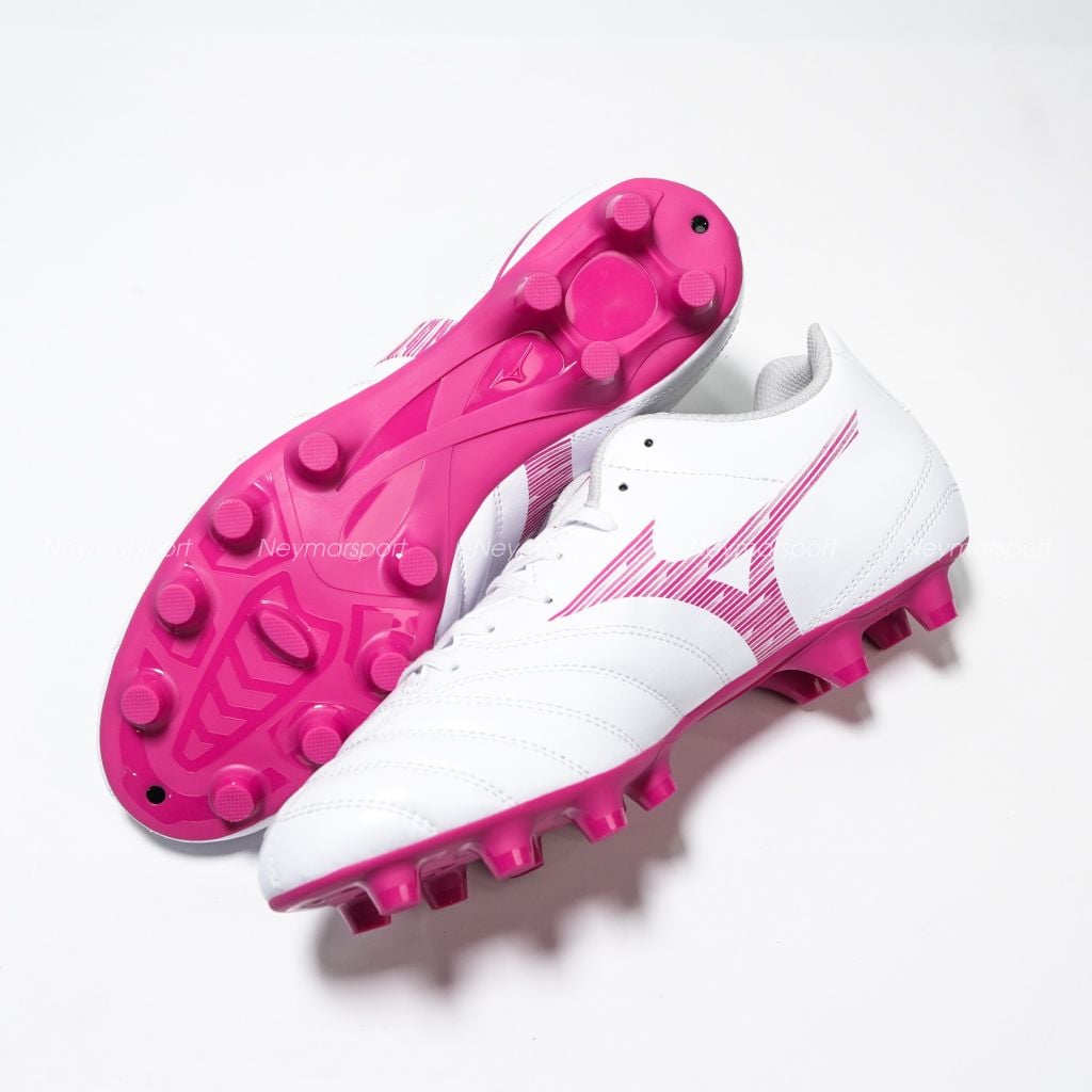 Giày đá bóng cỏ tự nhiên Mizuno Monarcida Neo III Select FG Blazing Flair - White/Fuchsia Purple P1GA262564