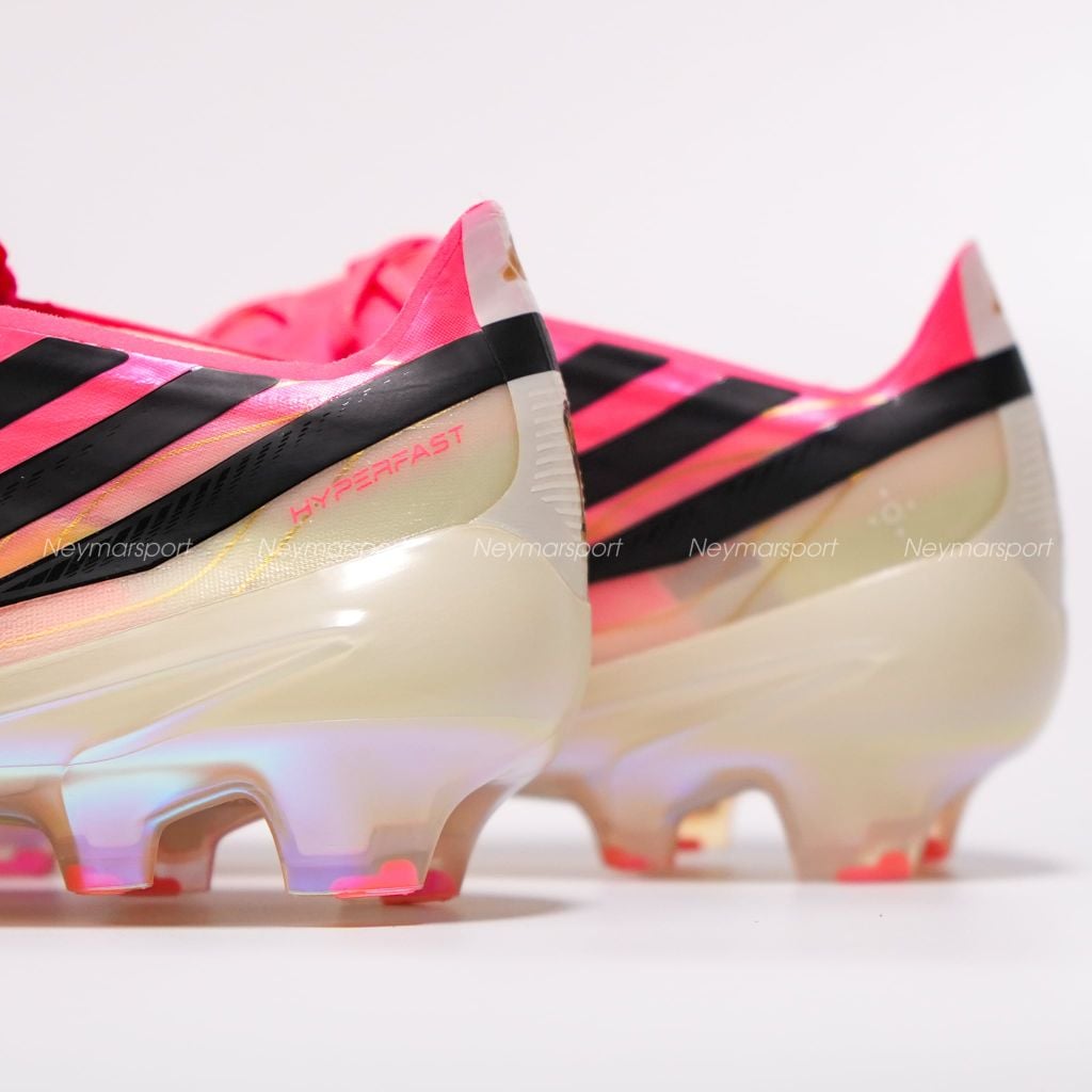 Giày đá bóng cỏ tự nhiên Adidas F50 Hyperfast Elite FG Road to Glory - Solar Turbo/Core Black/Gold Metallic JR5386