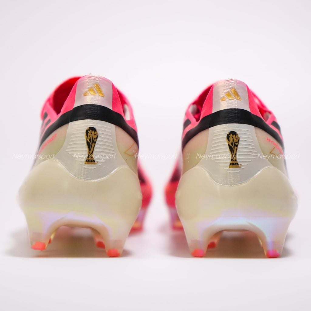 Giày đá bóng cỏ tự nhiên Adidas F50 Hyperfast Elite FG Road to Glory - Solar Turbo/Core Black/Gold Metallic JR5386