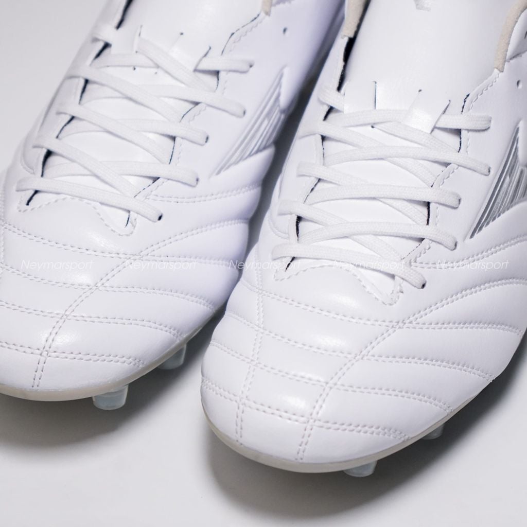 Giày đá bóng cỏ tự nhiên Mizuno Monarcida Neo III PRO FG - White/Silver P1GA262204