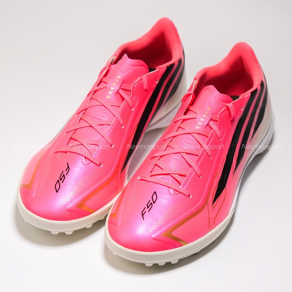 Giày đá bóng cỏ nhân tạo adidas F50 Hyperfast League TF Road to Glory - Solar Turbo/Core Black/Gold Metallic IH4582