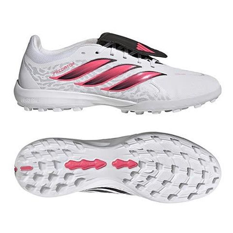 Giày đá bóng cỏ nhân tạo adidas Predator League Fold-over Tongue TF Chaos or Control - Footwear White/Solar Turbo/Core black IH7213