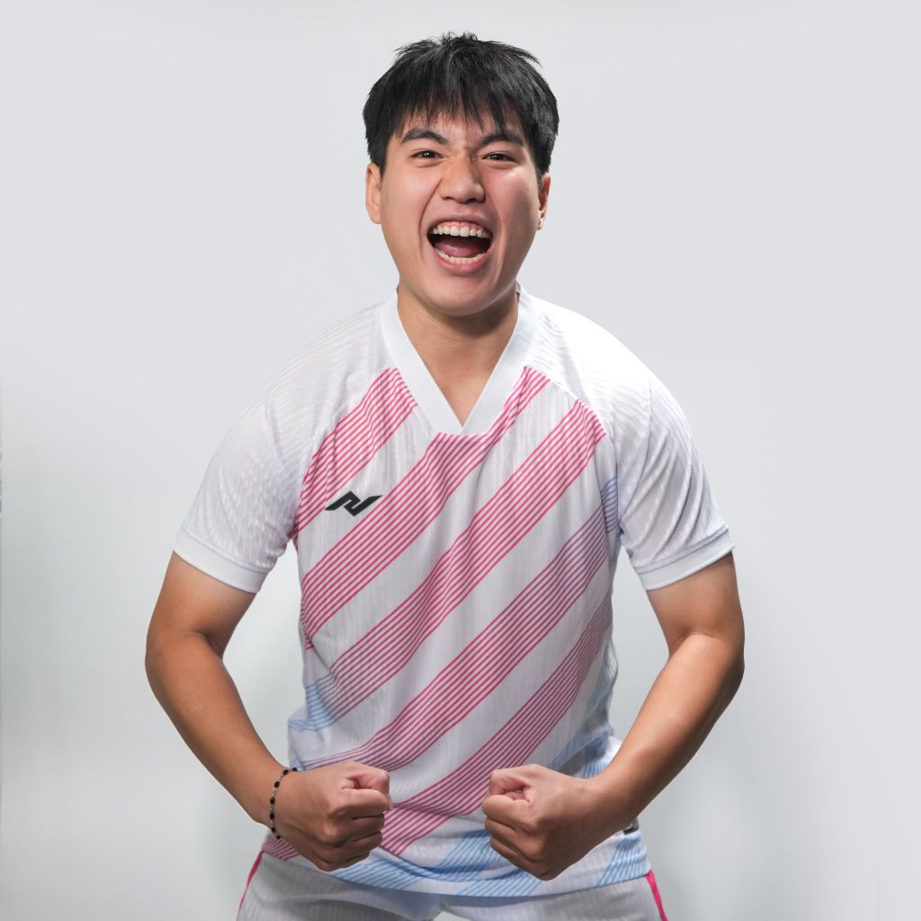 Bộ quần áo bóng đá chính hãng NMS ATTACK 2.0 - White/Pink ATTJER2100
